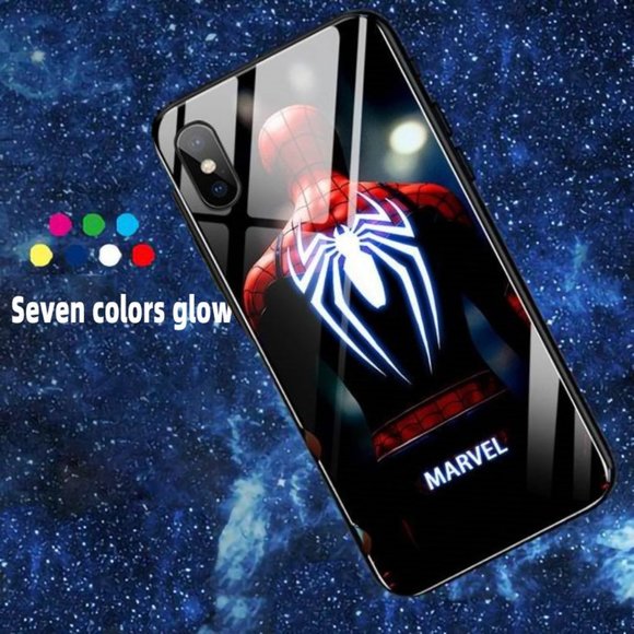 LED Smart Luxury iPhone 13 Series Shockproof Marvel Avengers Cases - Picture 4 of 6